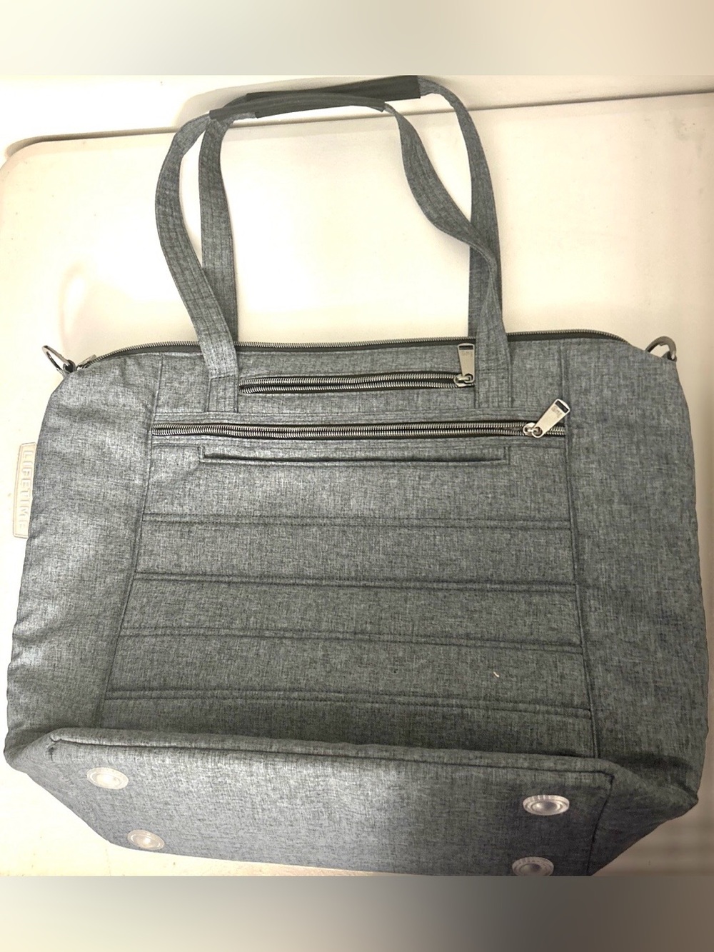 Lug Apollo Tote (discontinued). Heather Grey. NWT - Picture 8 of 16